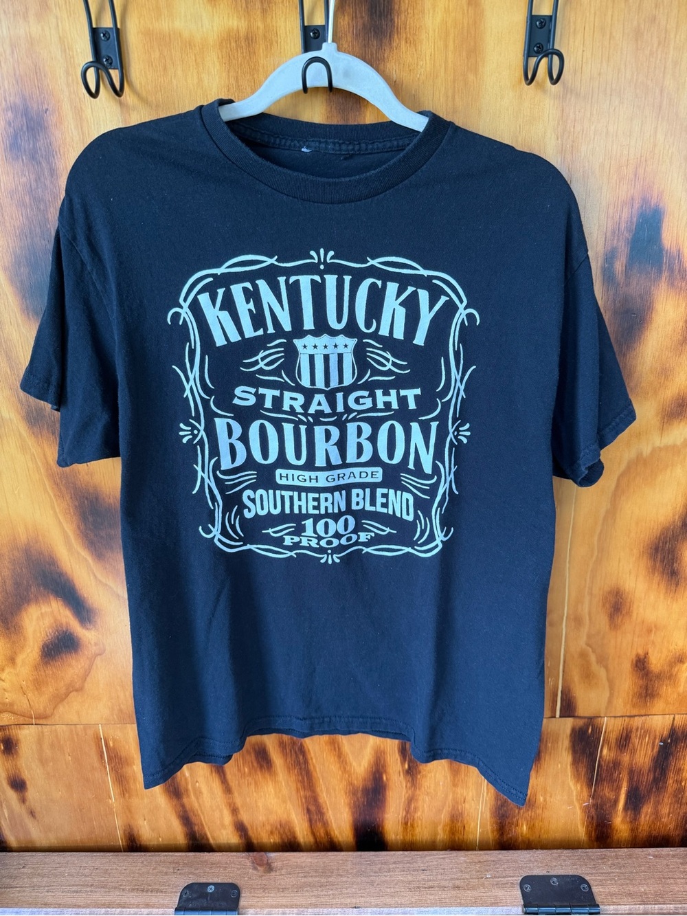 Kentucky Straight Bourbon Graphic Tee - Black